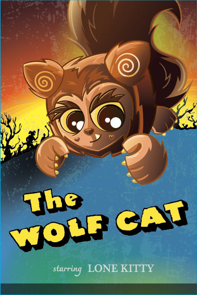 Wolfman (Wolf Cat) 4x6 Postcard