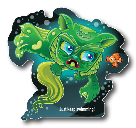 Creature Swimming STICKER