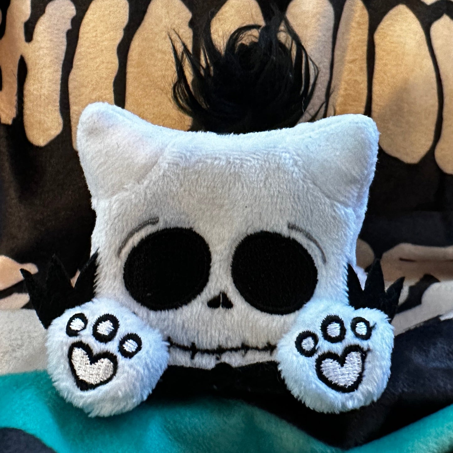 Bones smol size Jack parody plushie